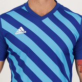 Camiseta Entrada 22 adidas Blue Gola V Treino Futebol Futsal