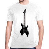 Camiseta Estampa Guitarra Bc Rich Warlock Banda De Rock 03