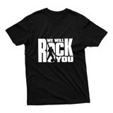 Camiseta Estampa Queen We Will Rock