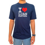Camiseta Eu Amo Luan Santana Cantor