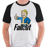 Camiseta Fallout Jogo Logo Boy Game
