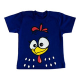 Camiseta Fantasia Infantil Galinha Pintadinha 