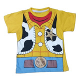Camiseta Fantasia Woody Xerife Toy Story