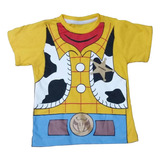 Camiseta Fantasia Woody Xerife Toy Story