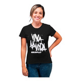 Camiseta Feminina Banda Coldplay Viva La