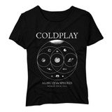 Camiseta Feminina Banda De Rock Coldplay