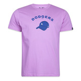 Camiseta Feminina New Era Baby Look Los Angeles Dodgers