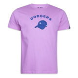 Camiseta Feminina New Era Baby Look Los Angeles Dodgers