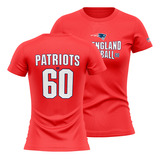 Camiseta Feminina Nfl New England Patriots