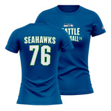 Camiseta Feminina Nfl Seattle Seahawks Classic