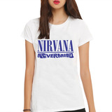 Camiseta Feminina Nirvana Nevermind - 100%