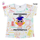 Camiseta Feminina Plus Size Professora De