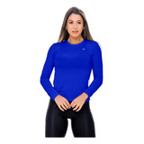 Camiseta Feminina Proteção Uv Academia Treino Segunda Pele