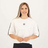 Camiseta Fila Letter Tape Ii Feminina Branca