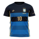 Camiseta Filtro Uv Infantil Argentina Copa Retrô Tri Campeã