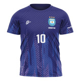 Camiseta Filtro Uv Infantil Argentina Copa Torcedor Away