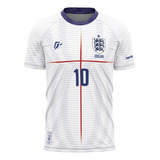 Camiseta Filtro Uv Inglaterra Copa Torcedor