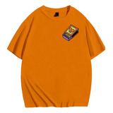 Camiseta Fósforo Coração Partido Minimalista Moda Urbana