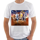 Camiseta Galaxy Rangers Personalizada Desenho Animado