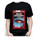 Camiseta Game Retro Fita Cartucho Atari Space Invaders
