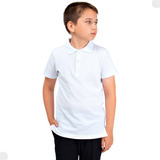 Camiseta Gola Polo Infantil Juvenil 100%