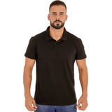 Camiseta Gola Polo Masculina Malha Piquet Basica Lisa Slim