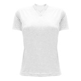 Camiseta Gola V Malha Fria Pv Feminina
