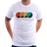 Camiseta Golfe Bola De Golf Retro Camisa