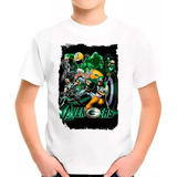 Camiseta Green Bay Packers Blusa Camisa Moleton Infantil03