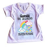 Camiseta Guardiã Do Segredo Chá Revelação Chuva De Amor