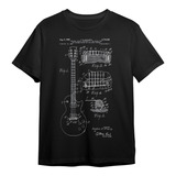 Camiseta Guitarra Guitarrista Gibson Les Paul