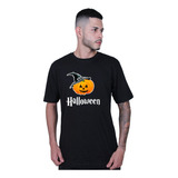 Camiseta Halloween Abóbora Chapéu De Bruxa Camisa Roupa 
