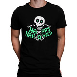Camiseta Halloween Caveira Filme Camisa Masculina