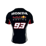 Camiseta Honda Preta 100% Algodão Moto