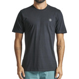 Camiseta Hurley Mini Icon Sm24 Oversize Masculina Preto