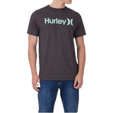 Camiseta Hurley Silk O&o Solid Original Cinza Chumbo