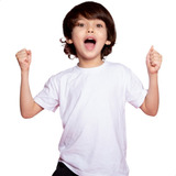 Camiseta Infantil Básica Lisa 100% Algodão Menino Menina 