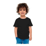 Camiseta Infantil Básica Lisa 100% Algodão