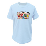 Camiseta Infantil Branca Personagens Presente Das Crianças-2