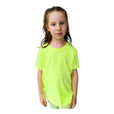 Camiseta Infantil Camisa Básica Lisa Algodão Menino Menina