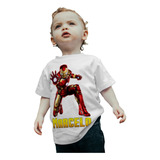 Camiseta Infantil Camisa Home Ferro Herói