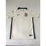 Camiseta Infantil Corinthians Nike Branca E Preta