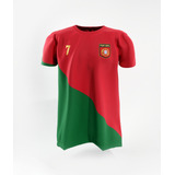 Camiseta Infantil Cristiano Ronaldo Portugal