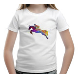 Camiseta Infantil Esporte Hipismo Multicor 185