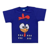 Camiseta Infantil Fantasia Personagens Galinha Pintadinha
