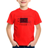 Camiseta Infantil Fita Cassete Camisa