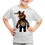 Camiseta Infantil Five Nights At Freddy's