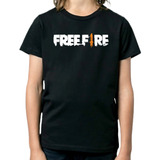 Camiseta Infantil Free Fire Garena Fps