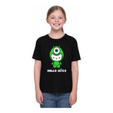 Camiseta Infantil Hello Kitty Parodia Mickey Monstros Sa