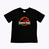 Camiseta Infantil Jurassic Park Camisa Dinossauro